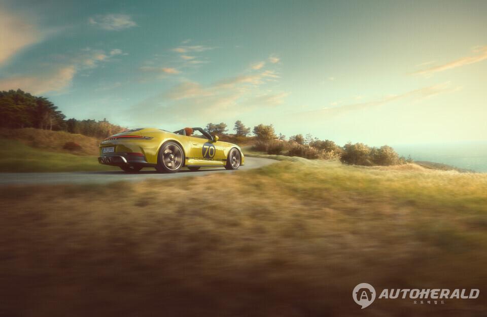 911 스피릿 70의 국내 판매 가격은 부가세를 포함해 3억 2600만 원이다(출처: 포르쉐)