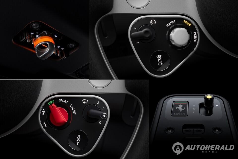 페라리 루체는 소재 선정 시, 내구성과 소재 본연의 가치를 최우선으로 고려했다(페라리 제공)