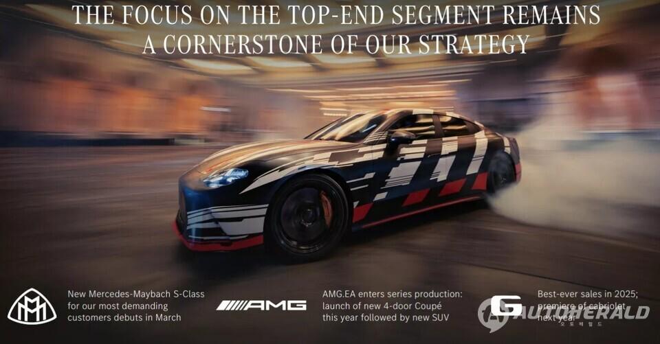 메르세데스 벤츠가 중장기 제품 전략을 공개하고 2027년까지 대규모 신차 공세에 나선다고 밝혔다(출처: 벤츠)