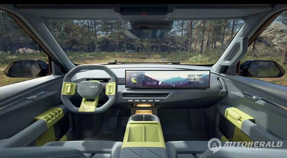 기아가 공개한 EV5 위켄더 콘셉트 실내 (출처: 기아)