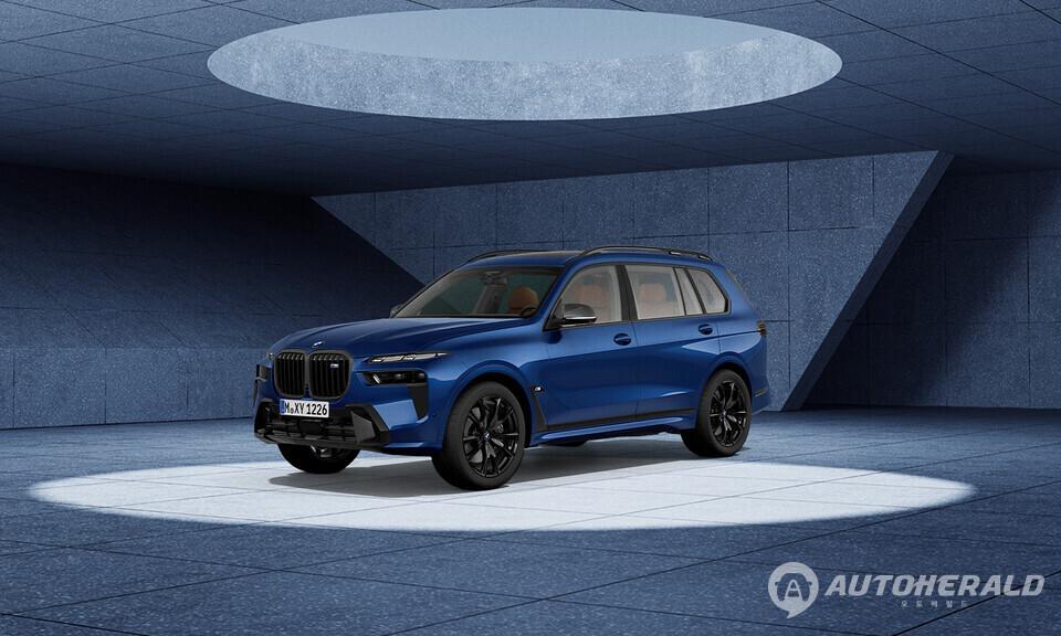 BMW X7 M60i xDrive M 스포츠 프로 마리나 베이 블루 에디션(BMW코리아 제공)