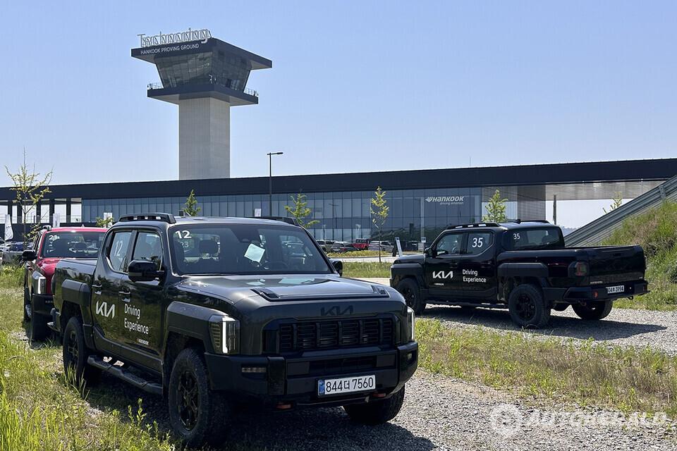 기아 최초의 정통 픽업트럭 타스만을 현대차그룹 드라이빙 익스피리언스 프로그램 내 '타스만 인텐시브'를 통해 경험했다(오토헤럴드 김훈기 기자)