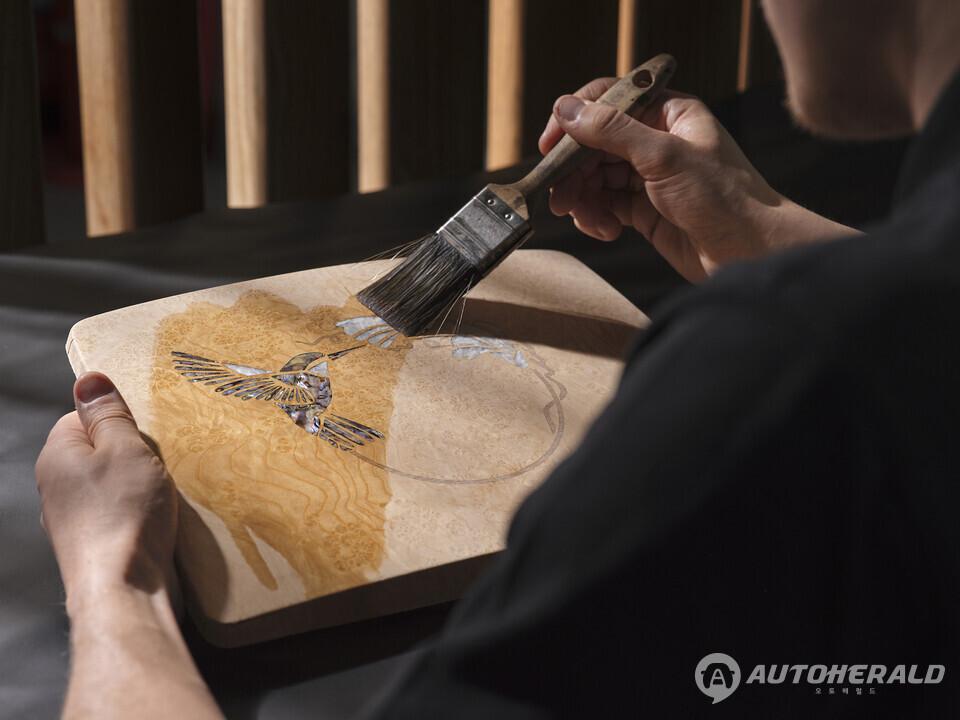 팬텀 허밍버드 공정 모습. (롤스로이스)